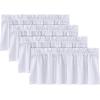 imageHVERSAILTEX 100 Blackout Valances for WindowsLiving Room Bedroom Bathroom Farmhouse Style Rustic Dinning Room Blackout Thermal Insulated Rod Pocket W52 x L18 Inch Length Natural Sand 2 PanelGreyish White