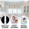 imageHVERSAILTEX 100 Blackout Valances for WindowsLiving Room Bedroom Bathroom Farmhouse Style Rustic Dinning Room Blackout Thermal Insulated Rod Pocket W52 x L18 Inch Length Natural Sand 2 PanelPumice Stone