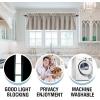 imageHVERSAILTEX 100 Blackout Valances for WindowsLiving Room Bedroom Bathroom Farmhouse Style Rustic Dinning Room Blackout Thermal Insulated Rod Pocket W52 x L18 Inch Length Natural Sand 2 PanelWarm Taupe