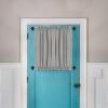 imageHVERSAILTEX 2 PACK Magnetic Curtain Rods for Metal Doors MultiUse Rods for Small Windows Cafe Sidelight and Iron Steel Places Tool Free with Square Finials Adjust from 16 to 28 Inch CocoaBlack