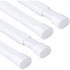 imageHVERSAILTEX 2 Pack Spring Tension Curtain Rods 3660 Inch Lightweight Tensions Rods Securely in Place Easy to useInstall for KitchenBathroomWardrobe Durable Sturdy Rods WhiteWhite