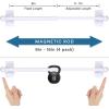 imageHVERSAILTEX 4 Pack Magnetic Curtain Rods for Metal Doors MultiUse Adjustable Rods Tool Free for Iron and Steel Place 12quot Diameter with Petite Ball Finials 9quot16quot WhiteWhite