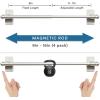 imageHVERSAILTEX 4 Pack Magnetic Curtain Rods for Metal Doors MultiUse Adjustable Rods Tool Free for Iron and Steel Place 12quot Diameter with Petite Ball Finials 9quot16quot WhiteNickel