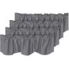 imageHVERSAILTEX 4 Panels Blackout Curtain Valances for Kitchen WindowsLiving RoomBathroom Privacy Protection Rod Pocket Decoration Scalloped Winow Valance Curtains 52quot W x 18quot L NavyBluish Gray