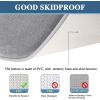 imageHVERSAILTEX Bath Mat Memory Foam Set Bathroom Rug Set Flannel Velvety Bath Mat Luxury Extra Soft and Absorbent Non Slip Rugs for BathroomBedroom Washable2 Pack 20quotx 32quot 17quotx 24quot GreyGrey