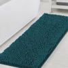 imageHVERSAILTEX Bath Mat for Bathroom Non Slip Chenille 20x32 Extra Soft and Absorbent Shaggy Rug Washable Dry Fast Plush Area Carpet Mat for Tub  Dark TealDark Teal