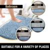 imageHVERSAILTEX Bath Mat for Bathroom Non Slip Chenille 20x32 Extra Soft and Absorbent Shaggy Rug Washable Dry Fast Plush Area Carpet Mat for Tub  Dark TealCool Blue