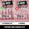 imageHVERSAILTEX Bath Mat for Bathroom Non Slip Chenille 20x32 Extra Soft and Absorbent Shaggy Rug Washable Dry Fast Plush Area Carpet Mat for Tub  Dark TealCoral Pink