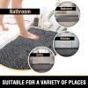 imageHVERSAILTEX Bath Mat for Bathroom Non Slip Chenille 20x32 Extra Soft and Absorbent Shaggy Rug Washable Dry Fast Plush Area Carpet Mat for Tub  Dark TealGrey