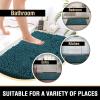imageHVERSAILTEX Bath Mat for Bathroom Non Slip Chenille 20x32 Extra Soft and Absorbent Shaggy Rug Washable Dry Fast Plush Area Carpet Mat for Tub  Dark TealDark Teal