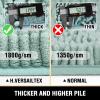imageHVERSAILTEX Bath Mat for Bathroom Non Slip Chenille 20x32 Extra Soft and Absorbent Shaggy Rug Washable Dry Fast Plush Area Carpet Mat for Tub  Dark TealAqua Foam