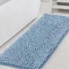 imageHVERSAILTEX Bath Mat for Bathroom Non Slip Chenille 20x32 Extra Soft and Absorbent Shaggy Rug Washable Dry Fast Plush Area Carpet Mat for Tub  Dark TealCool Blue