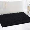 imageHVERSAILTEX Bath Mat for Bathroom Non Slip Chenille 20x32 Extra Soft and Absorbent Shaggy Rug Washable Dry Fast Plush Area Carpet Mat for Tub  Dark TealBlack
