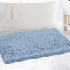 imageHVERSAILTEX Bath Mat for Bathroom Non Slip Chenille 20x32 Extra Soft and Absorbent Shaggy Rug Washable Dry Fast Plush Area Carpet Mat for Tub  Dark TealCool Blue