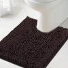 imageHVERSAILTEX Bath Mat for Bathroom Non Slip Chenille 20x32 Extra Soft and Absorbent Shaggy Rug Washable Dry Fast Plush Area Carpet Mat for Tub  Dark TealChocolate