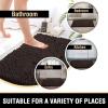 imageHVERSAILTEX Bath Mat for Bathroom Non Slip Chenille 20x32 Extra Soft and Absorbent Shaggy Rug Washable Dry Fast Plush Area Carpet Mat for Tub  Dark TealChocolate