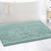imageHVERSAILTEX Bath Mat for Bathroom Non Slip Chenille 20x32 Extra Soft and Absorbent Shaggy Rug Washable Dry Fast Plush Area Carpet Mat for Tub  Dark TealAqua Foam