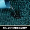 imageHVERSAILTEX Bath Mat for Bathroom Non Slip Chenille 20x32 Extra Soft and Absorbent Shaggy Rug Washable Dry Fast Plush Area Carpet Mat for Tub  Dark TealDark Teal