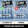 imageHVERSAILTEX Bath Mat for Bathroom Non Slip Chenille 20x32 Extra Soft and Absorbent Shaggy Rug Washable Dry Fast Plush Area Carpet Mat for Tub  Dark TealCool Blue