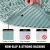 imageHVERSAILTEX Bath Mat for Bathroom Non Slip Chenille 20x32 Extra Soft and Absorbent Shaggy Rug Washable Dry Fast Plush Area Carpet Mat for Tub  Dark TealAqua Foam