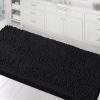 imageHVERSAILTEX Bath Mat for Bathroom Non Slip Chenille 20x32 Extra Soft and Absorbent Shaggy Rug Washable Dry Fast Plush Area Carpet Mat for Tub  Dark TealBlack