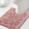 imageHVERSAILTEX Bath Mat for Bathroom Non Slip Chenille 20x32 Extra Soft and Absorbent Shaggy Rug Washable Dry Fast Plush Area Carpet Mat for Tub  Dark TealCoral Pink