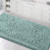 imageHVERSAILTEX Bath Mat for Bathroom Non Slip Chenille 20x32 Extra Soft and Absorbent Shaggy Rug Washable Dry Fast Plush Area Carpet Mat for Tub  Dark TealAqua Foam