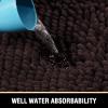 imageHVERSAILTEX Bath Mat for Bathroom Non Slip Chenille 20x32 Extra Soft and Absorbent Shaggy Rug Washable Dry Fast Plush Area Carpet Mat for Tub  Dark TealChocolate