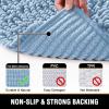 imageHVERSAILTEX Bath Mat for Bathroom Non Slip Chenille 20x32 Extra Soft and Absorbent Shaggy Rug Washable Dry Fast Plush Area Carpet Mat for Tub  Dark TealCool Blue