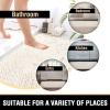 imageHVERSAILTEX Bath Mat for Bathroom Non Slip Chenille 20x32 Extra Soft and Absorbent Shaggy Rug Washable Dry Fast Plush Area Carpet Mat for Tub  Dark TealIvory