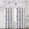 imageHVERSAILTEX Blackout Curtain Valances for Kitchen WindowLiving RoomBathroom Privacy Added Rod Pocket Home Decoration Winow Valance 52quot W x 18quot L Birds in SageFloral in Brown and Soft Teal