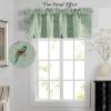 imageHVERSAILTEX Blackout Curtain Valances for Kitchen WindowLiving RoomBathroom Privacy Added Rod Pocket Home Decoration Winow Valance 52quot W x 18quot L Birds in SageBirds in Sage