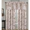 imageHVERSAILTEX Blackout Curtain Valances for Kitchen WindowLiving RoomBathroom Privacy Added Rod Pocket Home Decoration Winow Valance 52quot W x 18quot L Birds in SageFloral in Sage and Brown