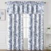 imageHVERSAILTEX Blackout Curtain Valances for Kitchen WindowLiving RoomBathroom Privacy Added Rod Pocket Home Decoration Winow Valance 52quot W x 18quot L Birds in SageFloral in Storm Blue