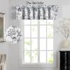 imageHVERSAILTEX Blackout Curtain Valances for Kitchen WindowLiving RoomBathroom Privacy Added Rod Pocket Home Decoration Winow Valance 52quot W x 18quot L Birds in SageFloral in Antique Green