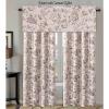 imageHVERSAILTEX Blackout Curtain Valances for Kitchen WindowLiving RoomBathroom Privacy Added Rod Pocket Home Decoration Winow Valance 52quot W x 18quot L Birds in SageFloral in Sage and Brown