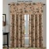 imageHVERSAILTEX Blackout Curtain Valances for Kitchen WindowLiving RoomBathroom Privacy Added Rod Pocket Home Decoration Winow Valance 52quot W x 18quot L Birds in SageFloral in Brown and Blue