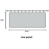 imageHVERSAILTEX Blackout Curtain Valances for KitchenBathroom  Thermal Insulated Window Valances for Living RoomBedroom Rod Pocket Short Curtain 1 Panel 52x18 inch Geo in Taupe and RedGeo in Dark Denim and Grey