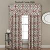 imageHVERSAILTEX Blackout Curtain Valances for KitchenBathroom  Thermal Insulated Window Valances for Living RoomBedroom Rod Pocket Short Curtain 1 Panel 52x18 inch Geo in Taupe and RedGeo in Taupe and Red