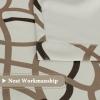 imageHVERSAILTEX Blackout Curtain Valances for KitchenBathroom  Thermal Insulated Window Valances for Living RoomBedroom Rod Pocket Short Curtain 1 Panel 52x18 inch Geo in Taupe and RedGeo in Taupe and Brown