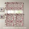 imageHVERSAILTEX Blackout Curtain Valances for KitchenBathroom  Thermal Insulated Window Valances for Living RoomBedroom Rod Pocket Short Curtain 1 Panel 52x18 inch Geo in Taupe and RedGeo in Taupe and Red