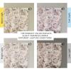 imageHVERSAILTEX Blackout Tie Up Curtain for Windows 63 Inch Length Thermal Insulated Adjustable Kitchen Tie Up Balloon Rod Pocket Floral Printed Panel  42x63  Brown and Blue PatternFlroal in Sage and Brown
