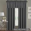 imageHVERSAILTEX Blackout Valances for WindowsShort Window Valance Curtains for Living RoomBedroomBathroom Privacy Decorative Rod Pocket Kitchen Valances2 Panels52quot W x 18quot LCharcoal GrayCharcoal Gray