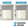 imageHVERSAILTEX Blackout Valances for WindowsShort Window Valance Curtains for Living RoomBedroomBathroom Privacy Decorative Rod Pocket Kitchen Valances2 Panels52quot W x 18quot LCharcoal GrayDove Gray