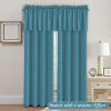 imageHVERSAILTEX Blackout Valances for WindowsShort Window Valance Curtains for Living RoomBedroomBathroom Privacy Decorative Rod Pocket Kitchen Valances2 Panels52quot W x 18quot LCharcoal GrayStorm Blue