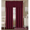 imageHVERSAILTEX Blackout Valances for WindowsShort Window Valance Curtains for Living RoomBedroomBathroom Privacy Decorative Rod Pocket Kitchen Valances2 Panels52quot W x 18quot LCharcoal GrayBurgundy