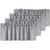 imageHVERSAILTEX Blackout Valances for WindowsShort Window Valance Curtains for Living RoomBedroomBathroom Privacy Decorative Rod Pocket Kitchen Valances2 Panels52quot W x 18quot LCharcoal GrayDove Gray
