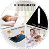 imageHVERSAILTEX Blackout Valances for WindowsShort Window Valance Curtains for Living RoomBedroomBathroom Privacy Decorative Rod Pocket Kitchen Valances2 Panels52quot W x 18quot LCharcoal GrayIvory