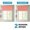 imageHVERSAILTEX Blackout Valances for WindowsShort Window Valance Curtains for Living RoomBedroomBathroom Privacy Decorative Rod Pocket Kitchen Valances2 Panels52quot W x 18quot LCharcoal GrayCoral