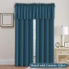 imageHVERSAILTEX Blackout Valances for WindowsShort Window Valance Curtains for Living RoomBedroomBathroom Privacy Decorative Rod Pocket Kitchen Valances2 Panels52quot W x 18quot LCharcoal GrayDark Teal